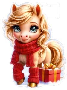 Плакат «Русая лошадка» (символ года)