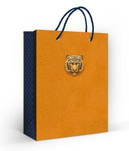 Пакет подарочный (MS) «Бронзовый тигр»