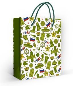 Пакет подарочный «Ура!» (S)