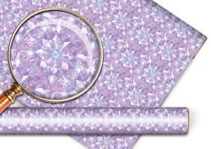 Упаковочная бумага «Алмазные снежинки»