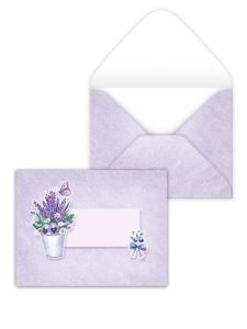 Конверт художественный малый «Лавандовый крафт»