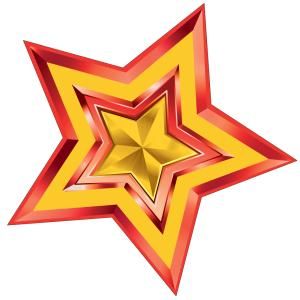 Украшение на скотче «Звезда»