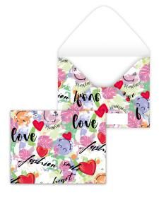 Конверт художественный малый «Love»