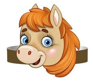 Ободок «Лошадь» (символ года)