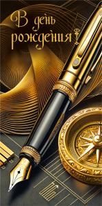 Конверт для денег «В день рождения!»