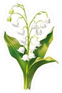 Украшение на скотче «Ландыш»