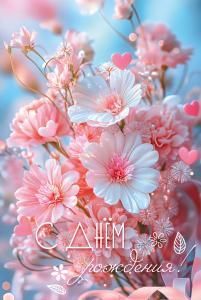 Открытка «С Днём рождения!»