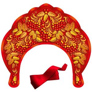 Кокошник "Листочки и ягоды"