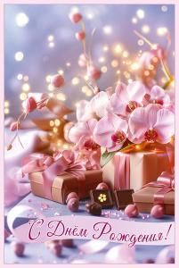 Открытка «С Днём рождения!»