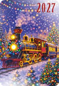 Календарь карманный 2027 «Ретро сюжетные» (ретропоезд)