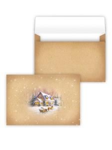 Конверт художественный средний «Зимний»