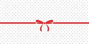 Конверт для денег «Красный бант»