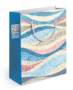 Пакет подарочный (S) «Волна»