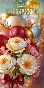 Конверт для денег «С Юбилеем»