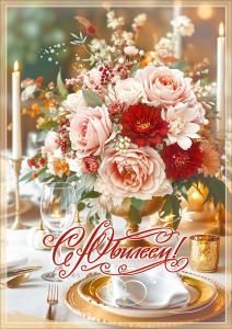 Открытка «С Юбилеем!»