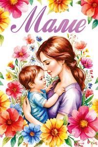 Открытка «Маме»