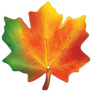 Украшение на скотче "Кленовый лист"