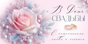 Конверт для денег «В День свадьбы»