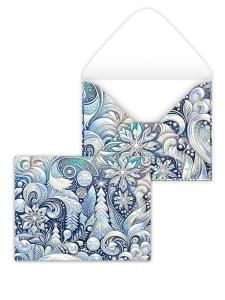 Конверт художественный малый «Снежная сказка»