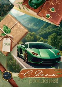 Открытка "С Днем рождения!"