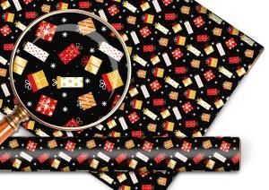 Упаковочная бумага «Подарки»