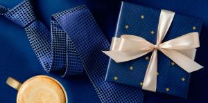 Конверт для денег Без надписи (Мужские аксессуары в темно-синей гамме)