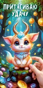 Конверт для денег «Притягиваю удачу»