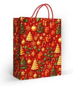 Пакет подарочный новогодний (MS)