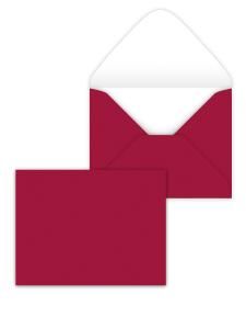 Конверт художественный малый «Брусничный»