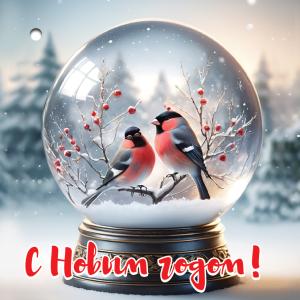 Бирка для подарка "С Новым годом!"