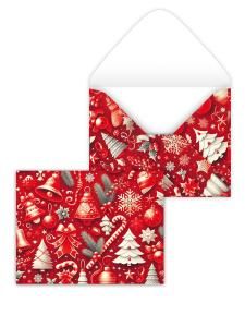 Конверт художественный малый «Новогодний»