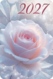 Календарь карманный 2027 (нежная роза)