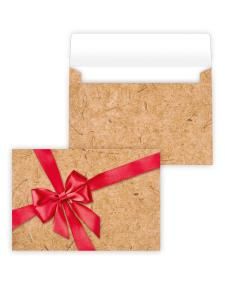 Конверт художественный средний С БАНТИКОМ