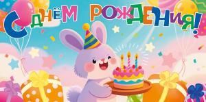 Конверт для денег «С Днем Рождения!»