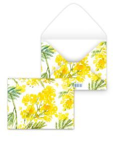 Конверт художественный малый «Мимоза»