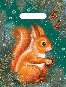 Полиэтиленовый пакет «Белка с шишкой»