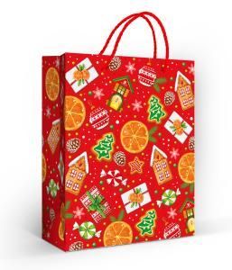 Пакет подарочный (M) «Новогодние лакомства»