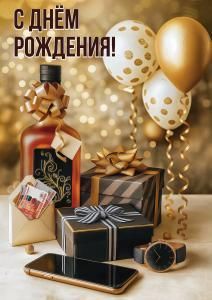 Открытка «С Днём рождения!»