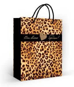 Пакет подарочный «От всего сердца!» (M)