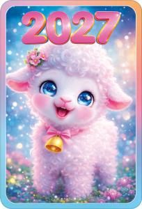 Календарь карманный 2027 (милая овечка)