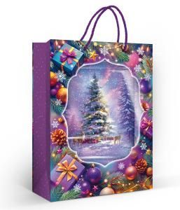 Пакет подарочный «Чудес и волшевства в Новом году!» (ML)