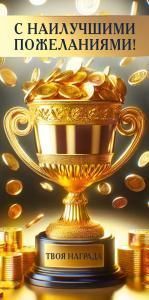 Конверт для денег «С наилучшими пожеланиями»