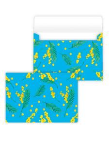 Конверт художественный средний «Мимоза»
