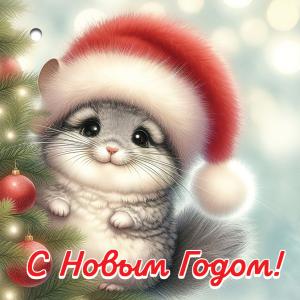 Бирка для подарка "С Новым годом!"