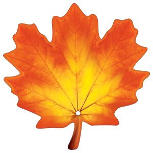 Украшение на скотче "Кленовый лист"