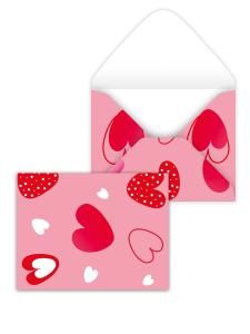 Конверт художественный малый «Большое сердце»