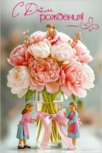 Открытка «С Днём рождения!»