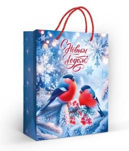 Пакет подарочный «С Новым годом!» (M)