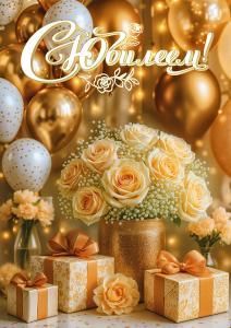 Открытка «С Юбилеем!»