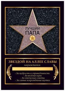 Диплом «Лучший папа» (Голливуд)